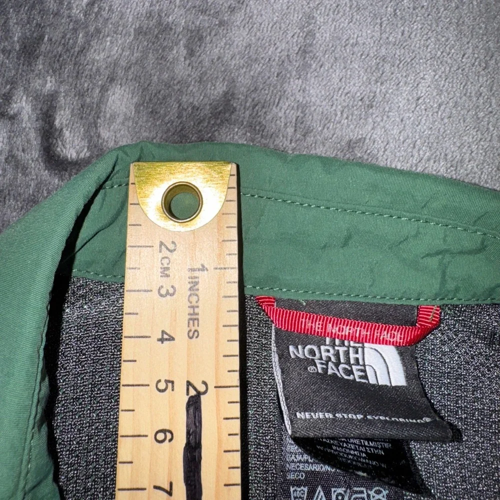 The North Face Mens Green Long Sleeve Nylon Hiking Fishing Button Up Shirt XL